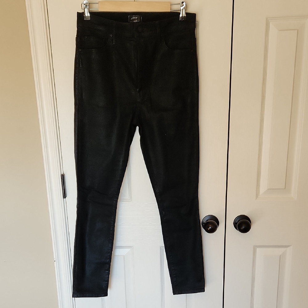 MOTHER Women's Black Skinny Jeans